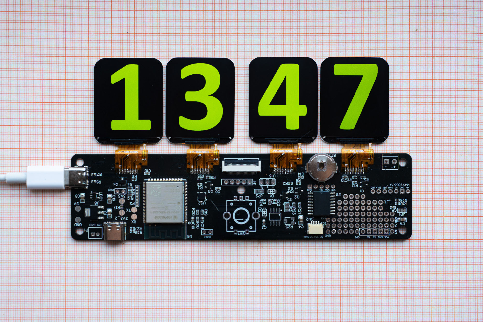 QuadClock PCB